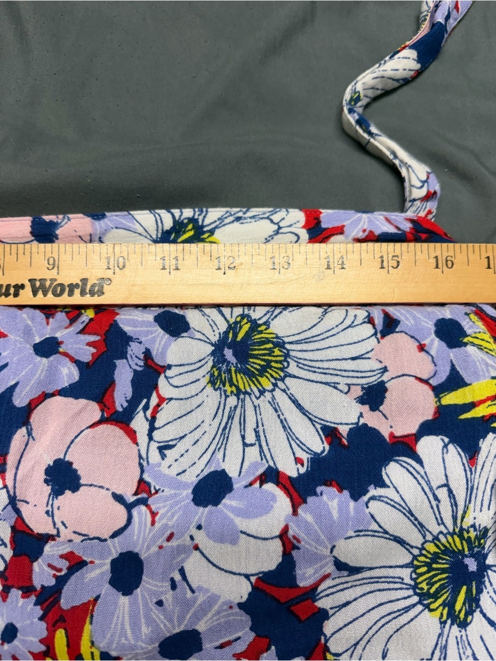 Maeve Anthropologie Sybil Floral Wrap Ruffle High Low Midi Skirt Large - Picture 5 of 9